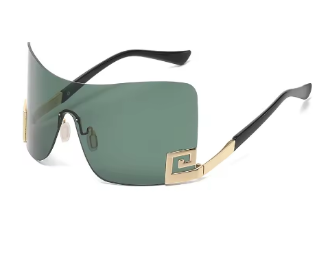 Lunettes de soleil oversize bouclier sans monture - LYXIUS