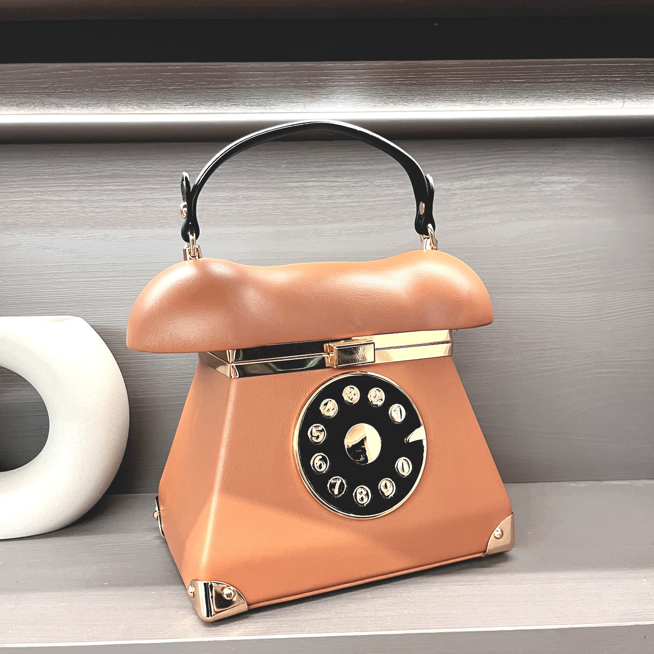 Sac à main femme rétro – design téléphone vintage