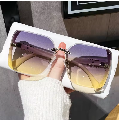 Lunettes de soleil luxe sans monture, Élégance & Protection - LYXIUS