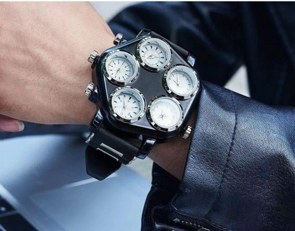 Montre à Quartz 5 Mouvements, Style Unique et Puissant - LYXIUS