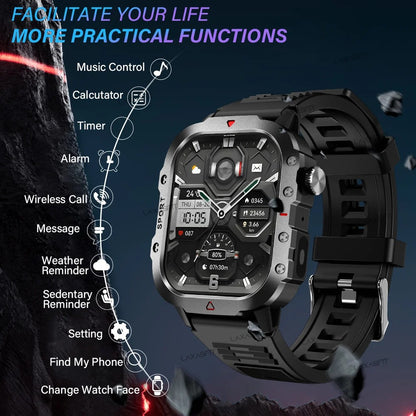 Montre Intelligente de sport unisexe, Design Tendance et Multisports - LYXIUS