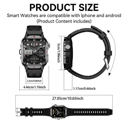 Montre Intelligente de sport unisexe, Design Tendance et Multisports - LYXIUS