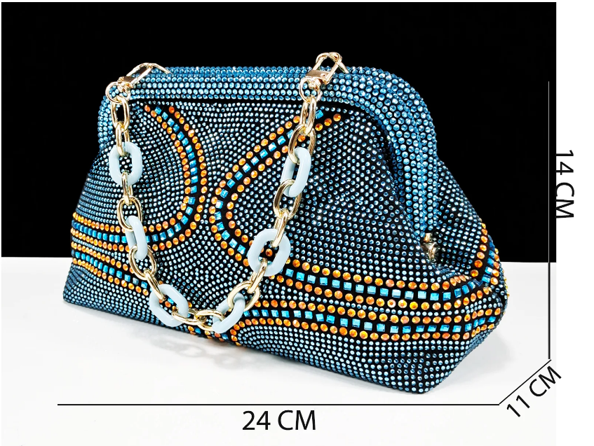 Escarpins Pointus Bleu Ciel avec Sac Assorti | Élégance Italienne - LYXIUS