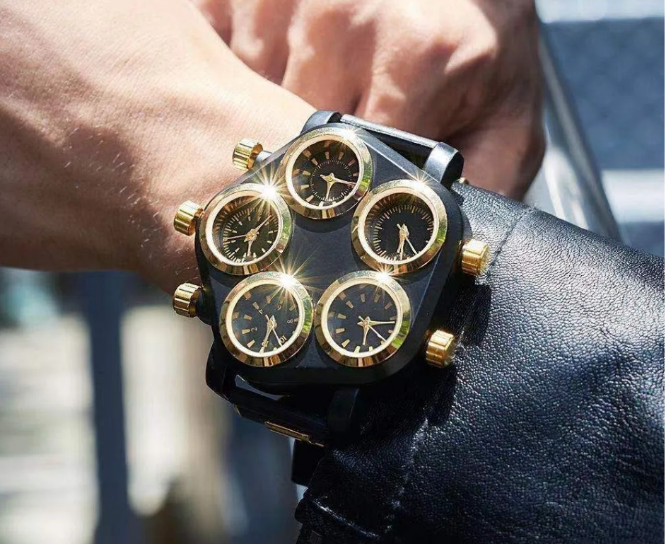 Montre à Quartz 5 Mouvements, Style Unique et Puissant - LYXIUS