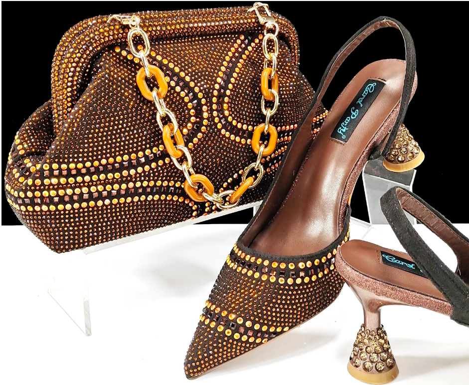 Escarpins Pointus Bleu Ciel avec Sac Assorti | Élégance Italienne - LYXIUS