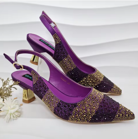 Escarpins Pointus en Satin & Élégante, Design Italien - LYXIUS