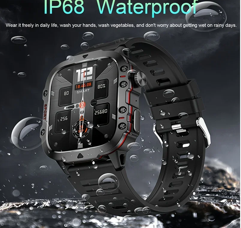 Montre Intelligente Robuste pour Hommes – LYXIUS