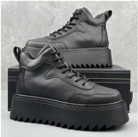 Baskets montantes homme cuir plateforme 2025 - LYXIUS