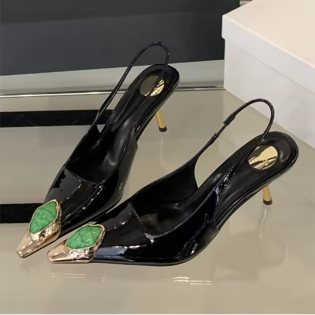 Sandales à talons fins femme, Bout pointu - LYXIUS