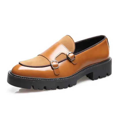 Chaussures Homme en Cuir à Lacets, Derby Décontractés - LYXIUS