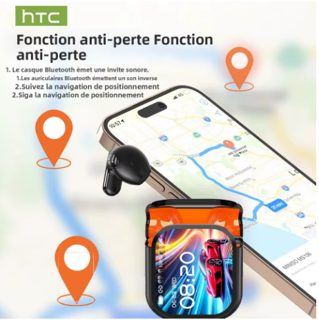 Ecouteurs traducteur sans fil HD dans plus de 100 langues - LYXIUS
