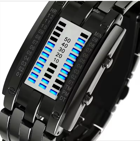 Montre LED Couple, Sport & Élégance Étanche 5ATM - LYXIUS
