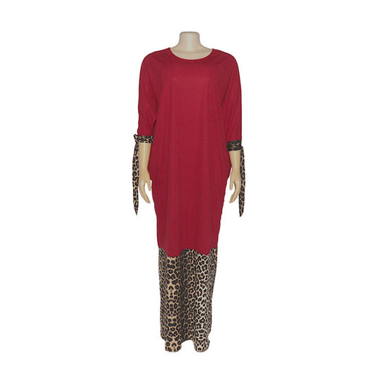 Robe femme imprimé léopard, style chic et audacieux  LYXIUS