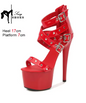 Sandales Noires à Talons 17 CM, Puissance & Séduction - LYXIUS