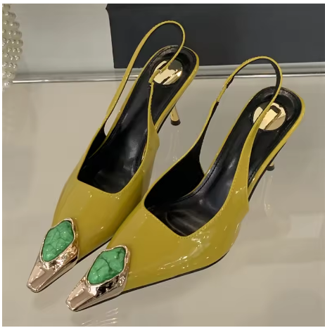 Sandales à talons fins femme, Bout pointu - LYXIUS