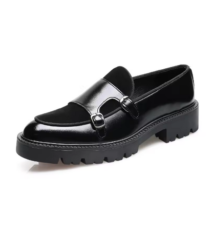 Chaussures Homme en Cuir à Lacets, Derby Décontractés - LYXIUS