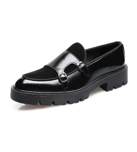 Chaussures Homme en Cuir à Lacets, Derby Décontractés - LYXIUS