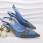 Escarpins Pointus en Satin & Élégante, Design Italien - LYXIUS