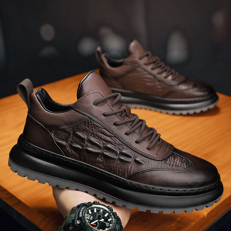 Chaussures homme cuir – business casual antidérapantes