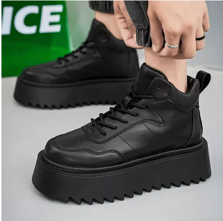 Baskets montantes homme cuir plateforme 2025 - LYXIUS