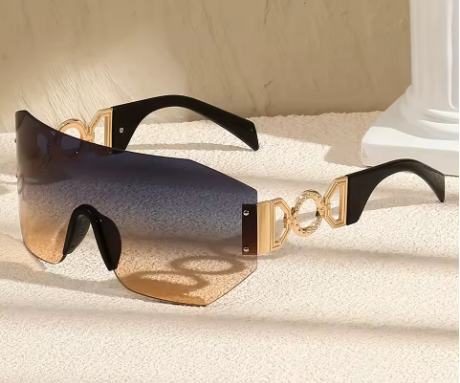 lunettes de soleil rectangulaires oversize luxe LYXIUS