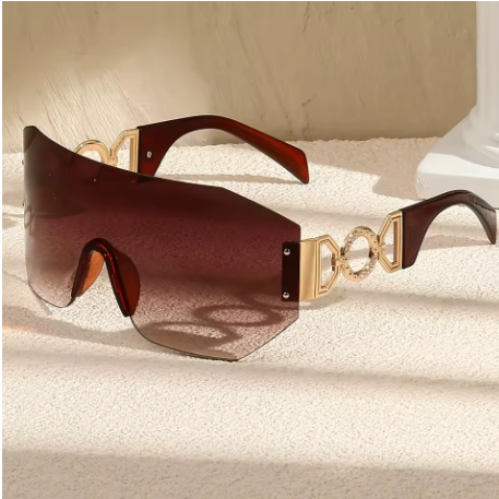 lunettes de soleil rectangulaires oversize luxe LYXIUS