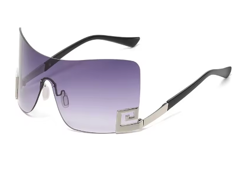 Lunettes de soleil oversize bouclier sans monture - LYXIUS