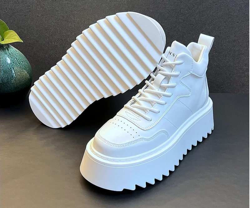Baskets montantes homme cuir plateforme 2025 - LYXIUS