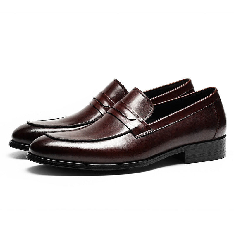 Chaussures en cuir homme, style business élégant - LYXIUS