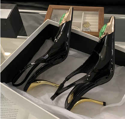Sandales à talons fins femme, Bout pointu - LYXIUS