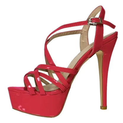 Sandales Gladiateur Sexy 14 cm - LYXIUS