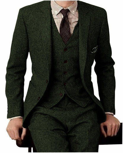 Costume homme 3 pièces en laine, élégance moderne - LYXIUS
