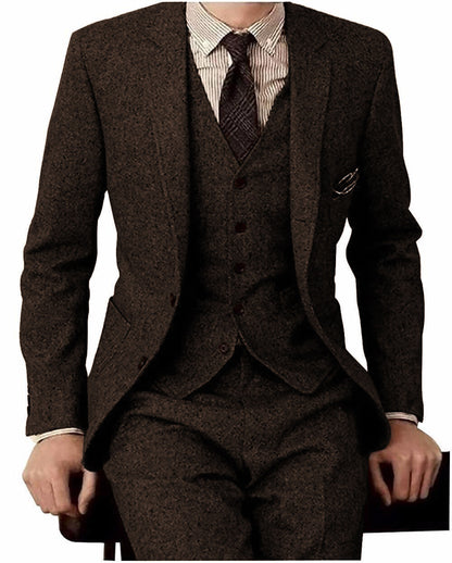 Costume homme 3 pièces en laine, élégance moderne - LYXIUS