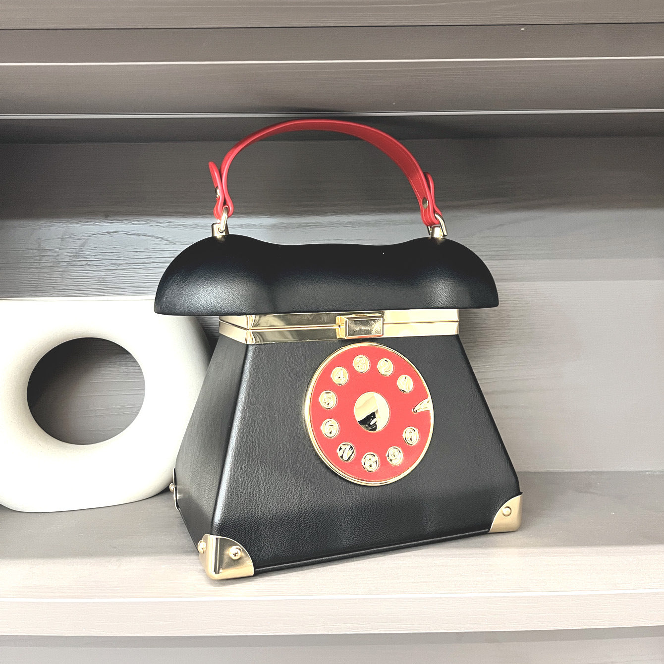 Sac à main femme rétro – design téléphone vintage