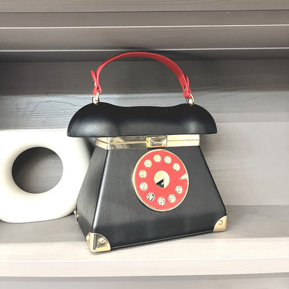 Sac à main femme rétro – design téléphone vintage