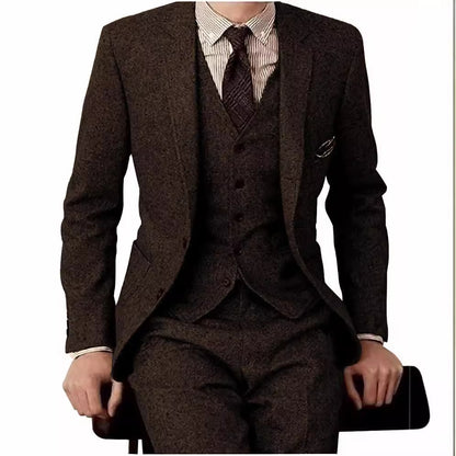 Costume homme 3 pièces en laine, élégance moderne - LYXIUS