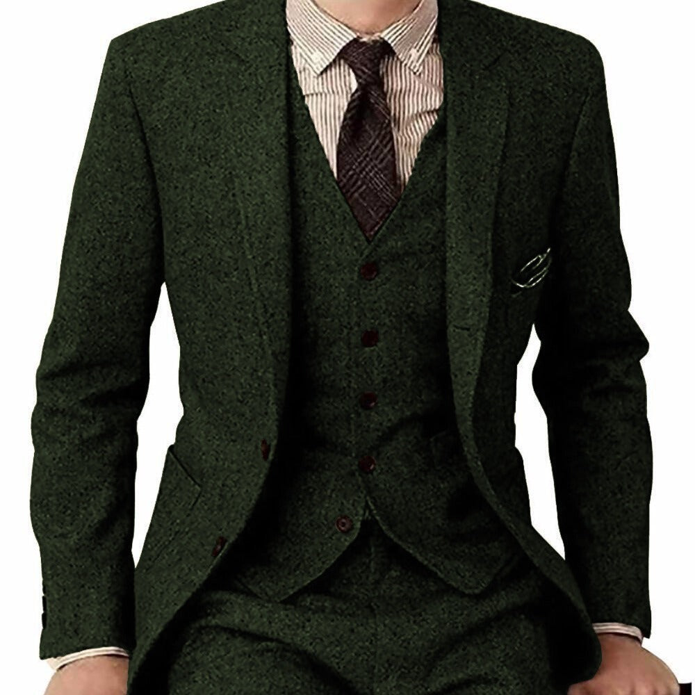 Costume homme 3 pièces en laine, élégance moderne - LYXIUS