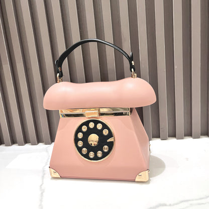 Sac à main femme rétro – design téléphone vintage