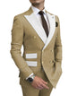 Costume homme 2 pièces slim fit, élégant plus pantalon assorti - LYXIUS