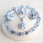 Ensemble bijoux femme en argent - LYXIUS