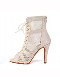 Bottes de danse femme strass brillants personnalisables - LYXIUS