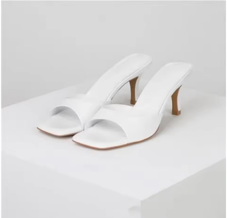 Sandales à talons femme élégantes, bout carrés - LYXIUS