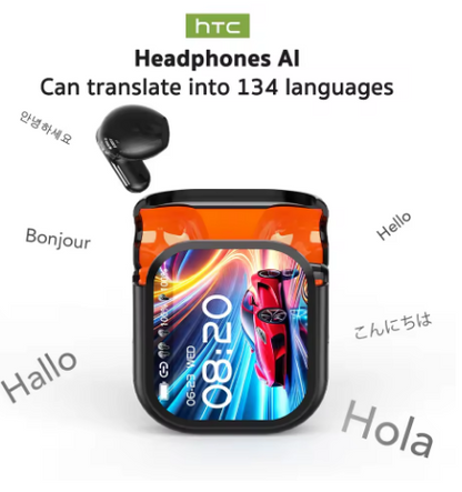 Ecouteurs traducteur sans fil HD dans plus de 100 langues - LYXIUS