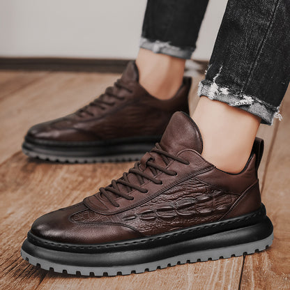 Chaussures homme cuir – business casual antidérapantes