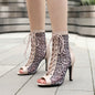 Bottes femme léopard, style été tendance - LYXIUS