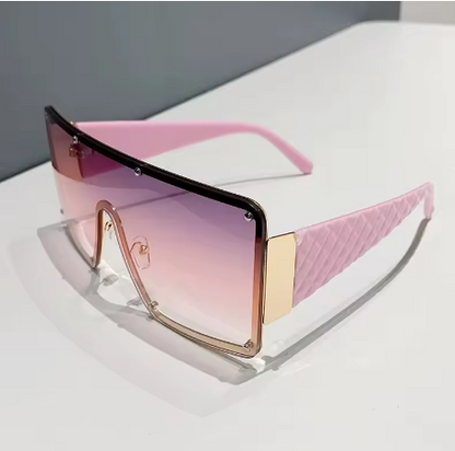 Lunettes de soleil femme à grande monture, Audace & Glamour - LYXIUS