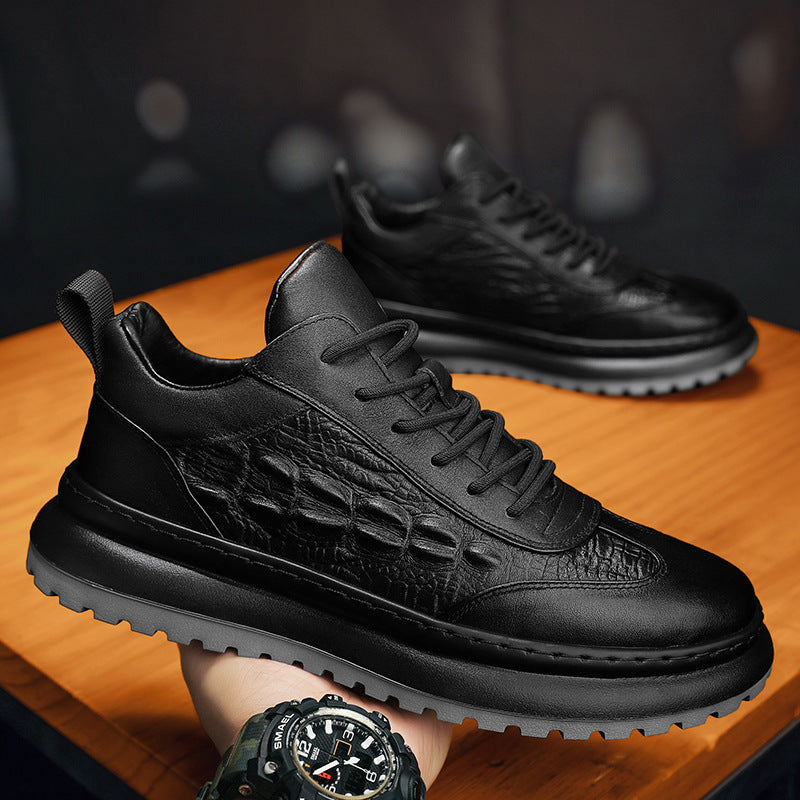 Chaussures homme cuir – business casual antidérapantes