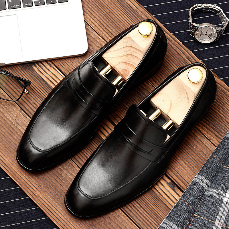Chaussures en cuir homme, style business élégant - LYXIUS
