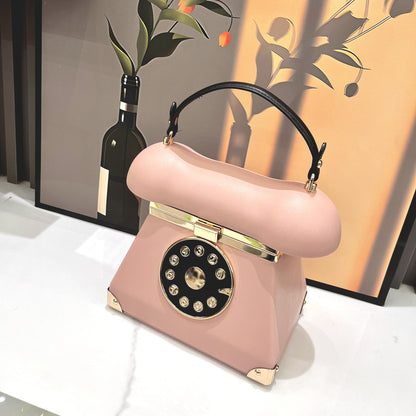 Sac à main femme rétro – design téléphone vintage