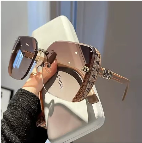 Lunettes de soleil luxe sans monture, Élégance & Protection - LYXIUS